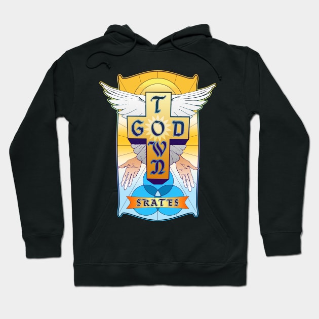 GOD TOWN Skates - Welcome Hoodie by BobbyDoran